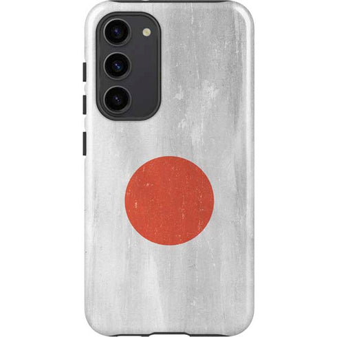 Japanese Flag Distressed Galaxy S23 Plus Pro Case